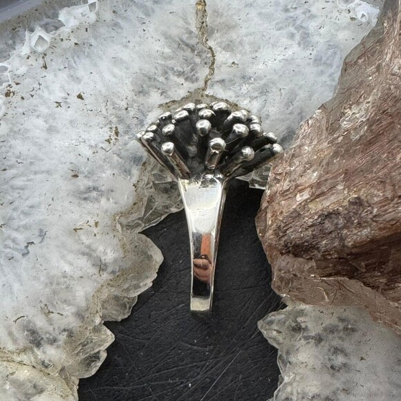 Sterling Silver Porcupine Fashion Ring For Women, Taxco Mexico - Picture 6 of 10